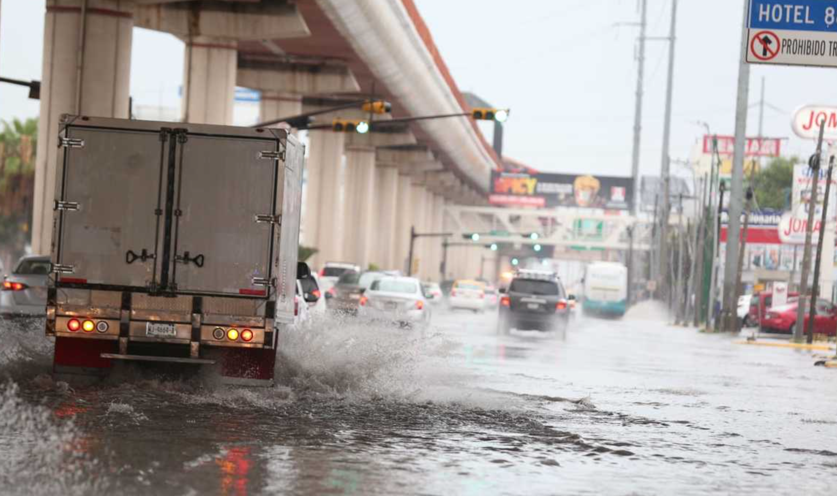 Conagua pronostica para Nuevo León lluvias fuertes y caída de granizo